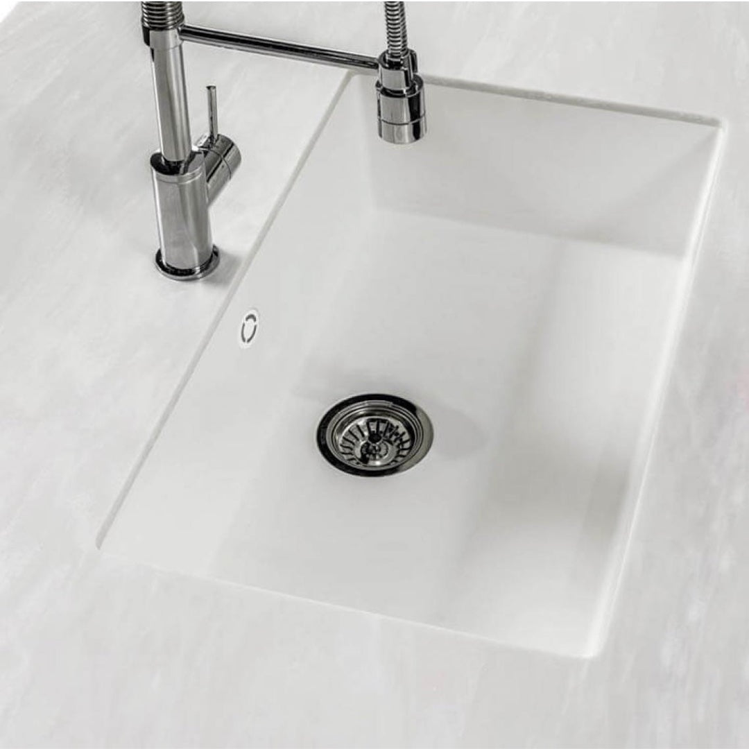 Corian® Integrated Kitchen Sink 966 | Glacier White